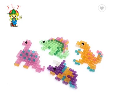 Factory Wholesale Children Dinosaurs Toy DIY Plastic Gift Items Fuse Beads Water Beads for Kids