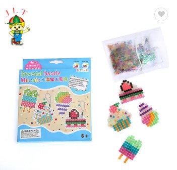 Hot Sale Kids Creative Toys Fused Beads Puzzle Games Children Crystal Fuse Beads