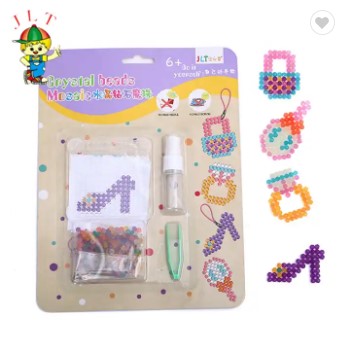 Educational toys DIY craft kit 5mm perler beads Kids hama Beads 3D puzzle toy fuse Magic Water Beads kit